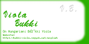 viola bukki business card